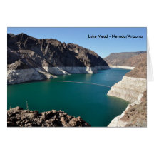 Lake Mead near Hoover Dam Card
