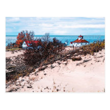 Lake Michigan Beach Houses Post Cards