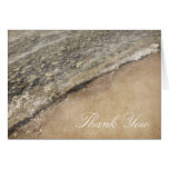 Lake Michigan Beach Rocks Thank You Card
