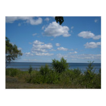 Lake Michigan Shoreline Postcard