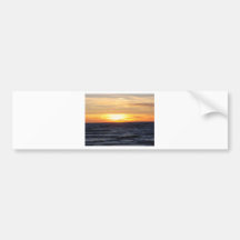 Lake Michigan Sunset Bumper Stickers