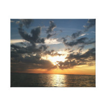 Lake Michigan Sunset Gallery Wrap Canvas