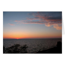 Lake Michigan Sunset Greeting Cards