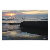 Lake Michigan Sunset Photographic Print