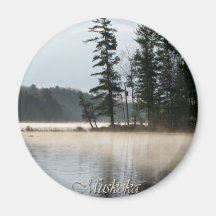 Lake of Fog Refrigerator Magnet