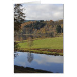 Lake reflections photographic birthday card