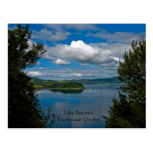 Lake Rotoma, New Zealand Post Cards