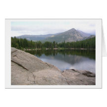 Lake Scene at Rocky Mountain National Park Greeting Cards