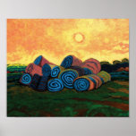 'Lake Street Hayrolls' Print