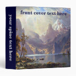 Lake Tahoe, Albert Bierstadt Vintage American West 3 Ring Binders