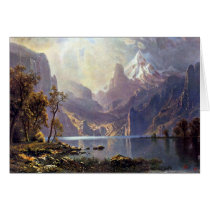 Lake Tahoe by Albert Bierstadt Cards