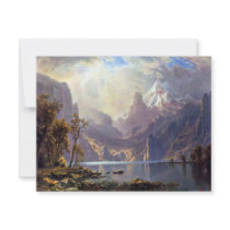 Lake Tahoe by Albert Bierstadt Invitations