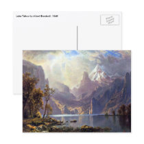Lake Tahoe by Albert Bierstadt Post Cards