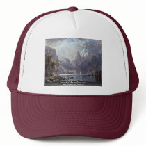 Lake Tahoe By Bierstadt Albert Hats