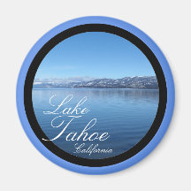 Lake Tahoe California scenic circle magnet