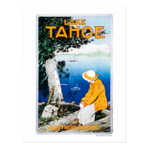 Lake Tahoe Promotional PosterLake Tahoe, CA Post Card