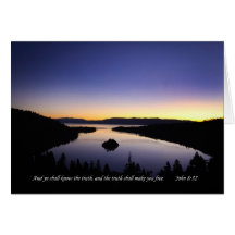 Lake Tahoe Sunrise Greeting Card