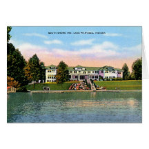 Lake Wawasee, Indiana South Shore Inn Card