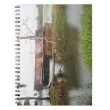 Lakeside hut spiral notebook