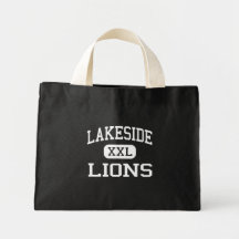 Lakeside - Lions - Middle - Seattle Washington Canvas Bags