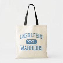 Lakeside Lutheran - Warriors - High - Lake Mills Tote Bags