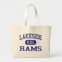 Lakeside - Rams - Junior - Hot Springs Arkansas Canvas Bags