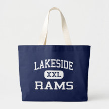 Lakeside - Rams - Senior - Hot Springs Arkansas Canvas Bags