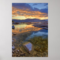 Lakeside Sunrise Art Print