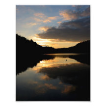 Lakeside Sunset Print Photo Print