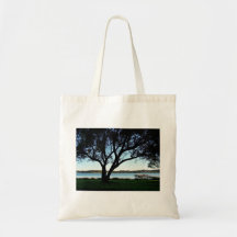 Lakeside view canvas bags