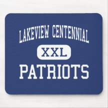 Lakeview Centennial - Patriots - High - Garland Mousepad
