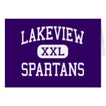 Lakeview - Spartans - High - Battle Creek Michigan Card