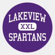 Lakeview - Spartans - Junior - Battle Creek Sticker