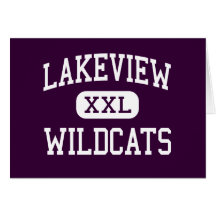 Lakeview - Wildcats - High - Lakeview Michigan Greeting Cards