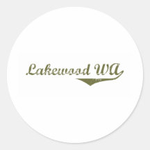 Lakewood  Revolution t shirts Round Sticker