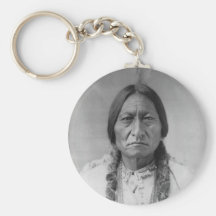 Lakota American Indian Chief Sitting Bull Key Chain