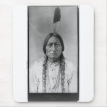 Lakota American Indian Chief Sitting Bull Mouse Pads