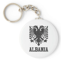 L'Albanie vintage porte-clés