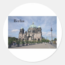 L'Allemagne Berlin (St.K) Adhésifs Ronds