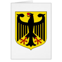 L'Allemagne Eagle Cartes De Vœux