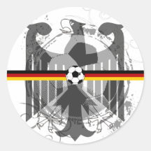 L'Allemand du football d'Eagle évente les cadeaux  Autocollants Ronds