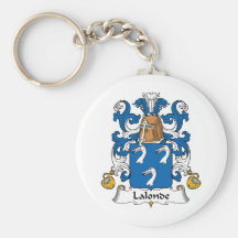 Lalonde Family Crest Key Chains