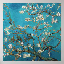 L'amande s'embranche en fleur, San Remy, c.1890 Affiche