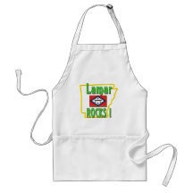 Lamar Rocks ! (green) Apron