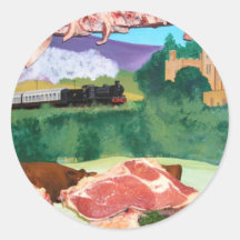 lamb and beef stickers