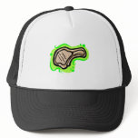 Lamb chop trucker hat