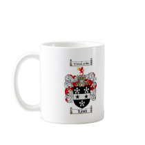 LAMB FAMILY CREST -  LAMB COAT OF ARMS COFFEE MUGS