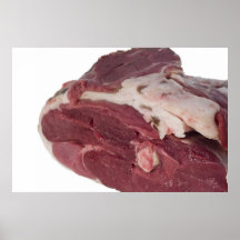 Lamb meat poster