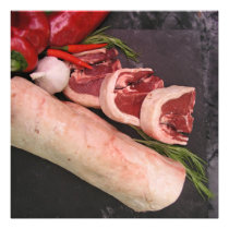 Lamb with chili photo