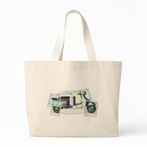 lambretta photo montage tote bags